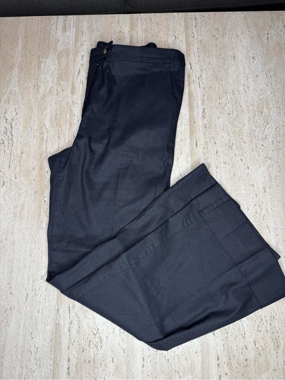 Ann Taylor Black Linen Trousers